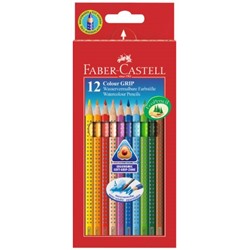 Цветные карандаши Grip, набор цветов, в картонной коробке, 12 шт.