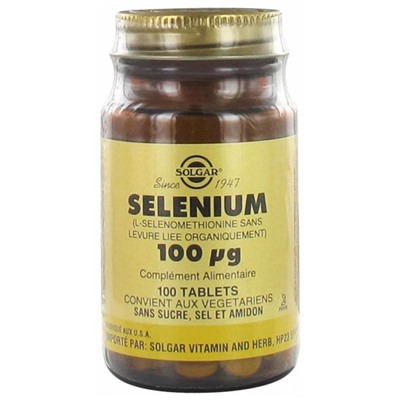 Solgar Selenium 100 µg 100 Comprim?s