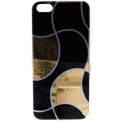 Чехол силиконовый защитный с зеркальными элементами для iPhone 6