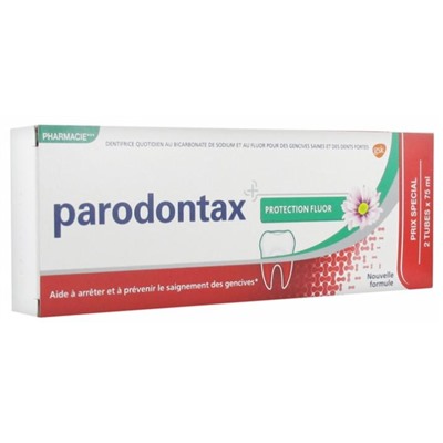 Parodontax Dentifrice Protection Fluor Lot de 2 x 75 ml