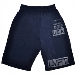 Шорты подростковые "LVFT" с карманами (темно-синий)