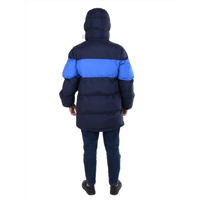 Куртка мужская зимняя 8285, синий-черный
