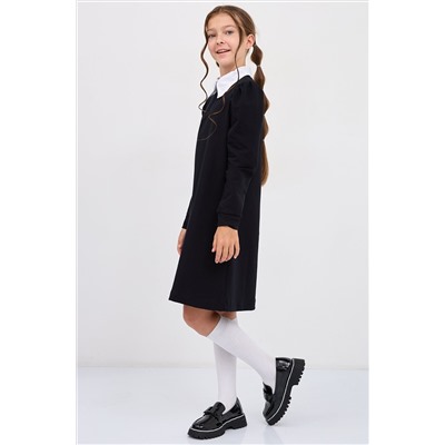 Школьное платье для девочки из футера двухнитки Bonito