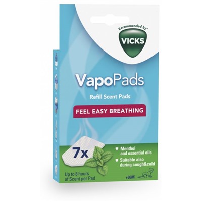 Vicks VapoPads 7 Recharges Parfum?es au Menthol