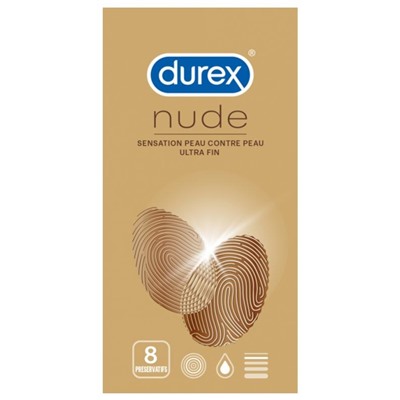Durex Nude Ultra Fin 8 Pr?servatifs