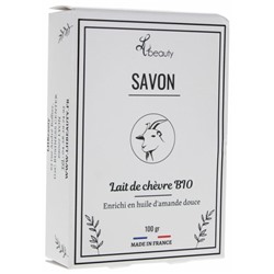 LHBEAUTY Savon Masque au Lait de Ch?vre Bio and Huile d Amande Douce 100 g