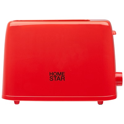 Тостер HomeStar HS-1015, цвет: красный, 650 Вт