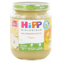 HiPP Mes Premiers Fruits Poires d?s 4-6 Mois Bio 125 g