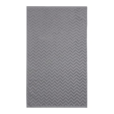 Полотенце махровое LoveLife Zig-Zag, 70х130 см, цвет серый, 100% хл, 450 гр/м2