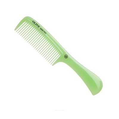 Dewal Гребень для волос / Olive CO-6810, пластик, 20,5 см, зеленый