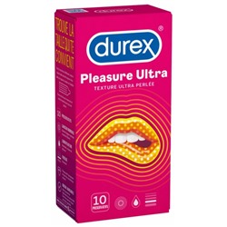 Durex Pleasure Ultra Texture Ultra Perl?e 10 Pr?servatifs