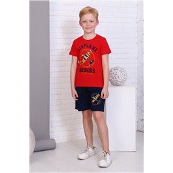 Костюм с шортами для мальчика 4997 Красный