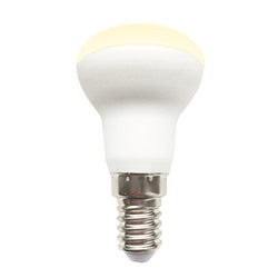 LED-R50-5W/3000K/E14/FR/SLS Лампа светодиодная. Форма «Рефлектор», матовая. Теплый белый свет (3000K). ТМ Volpe