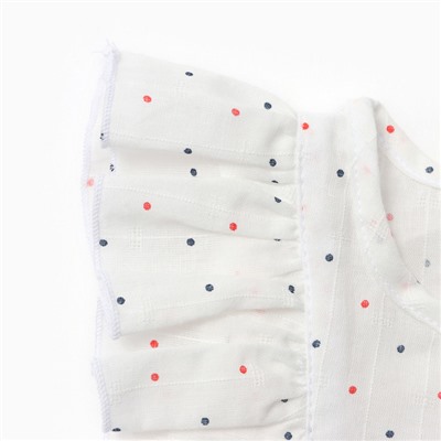 Блузка для девочки MINAKU, цвет белый, рост 98 см