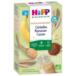 HiPP C?r?ales Bananes Cacao d?s 8 Mois Bio 250 g