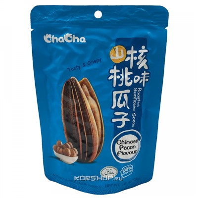 Жареные подсолнечные семечки со вкусом китайских орехов пекан ChaCha, Китай, 108 г Акция