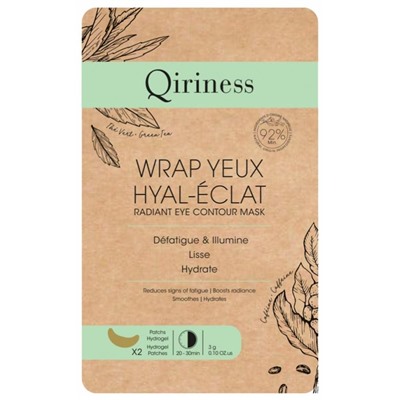 Qiriness Wrap Yeux Hyal-?clat 2 Patchs Hydrogel