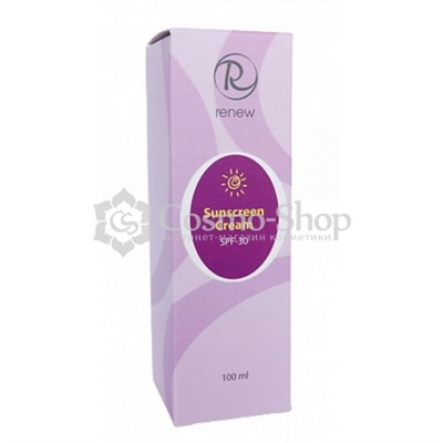 Renew Whitening Sunscreen Cream SPF 30/ Увлажняющий солнцезащитный крем SPF-30  100мл