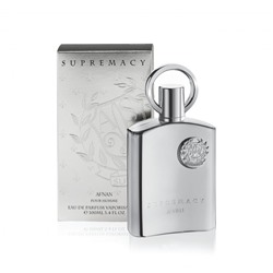 Мужская парфюмерия   Afnan Supremacy Silver Pour Homme edp 100 ml