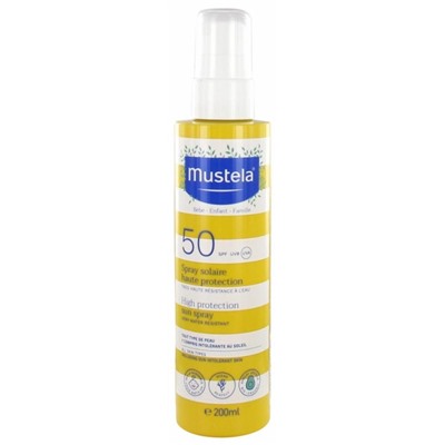 Mustela Spray Solaire Haute Protection B?b?-Enfant-Famille SPF50 200 ml