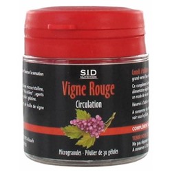 S.I.D Nutrition Circulation Vigne Rouge 30 G?lules