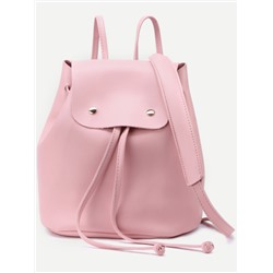 Розовый рюкзак и клатч