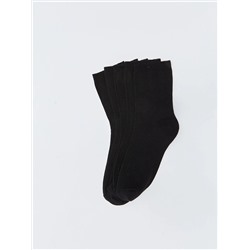 Простые женские носки, 5 шт. в упаковке