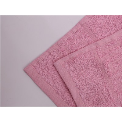 Полотенце махровое гладкокрашеное (Розовый)
