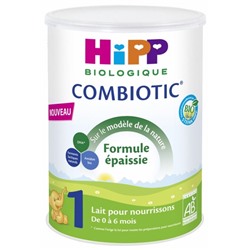 HiPP Combiotic 1 Lait pour Nourrissons Formule ?paissie de 0 ? 6 Mois Bio 800 g