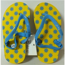 Пляжная обувь Форио 226-5906 желто-голубой