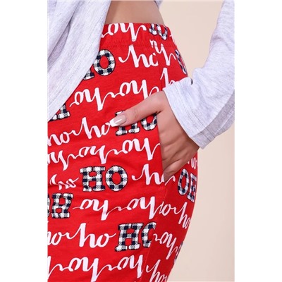 Пижама женская - ho-ho - 609 - красный