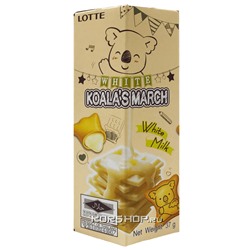 Печенье с начинкой со вкусом молочного крема и сыра Koala's March Lotte, Таиланд, 37 г Акция