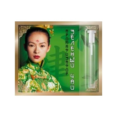 Композиция парфюмерная на открытке 2,4мл Зеленый чай