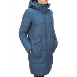 350 BLUE Пальто женское зимнее (200 гр. холлофайбера)