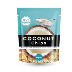Кокосовые чипсы со вкусом йогурта Thai Coco, Таиланд 40 г Акция
