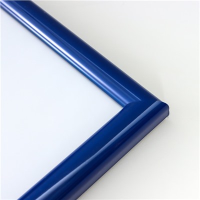 Фоторамка пластик "МИРАМ" 29.7х42 см, (A3) синий (пластиковый экран)