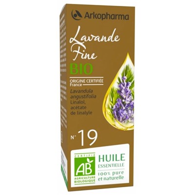 Arkopharma Huile Essentielle Lavande Fine (Lavandula angustifolia) Bio n°19 10 ml