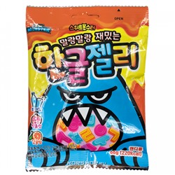 Мармеладные конфеты "Корейский алфавит" Hangeul, Корея, 66 г Акция