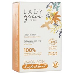 Lady Green Savon Soin Hydratant Bio 100 g