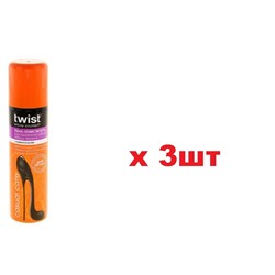 Twist пена-очиститель универсальная для гладкой кожи,замша,велюра,нубука 150мл 3шт