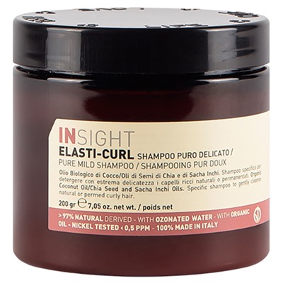 Увлажняющий шампунь-воск для кудрявых волос ELASTI-CURL INSIGHT 200 мл
