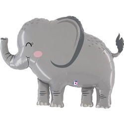Шар фольгированный 44'' «Слонёнок», фигура, 1 шт.