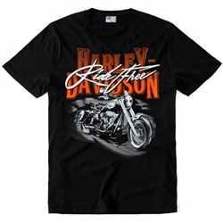 Футболка "Harley-Davidson (Ride free)"