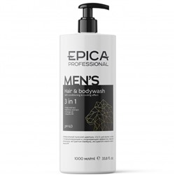 Универсальный мужской шампунь «3 в 1» для волос и тела Epica 1000 мл