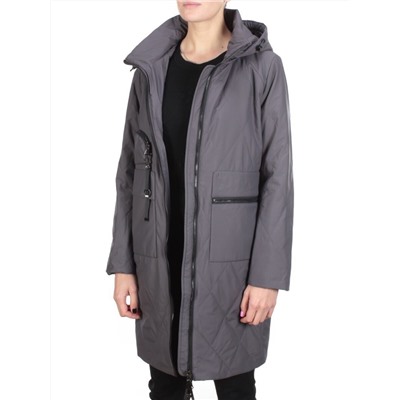 M-5022 DARK GRAY Куртка демисезонная женская CORUSKY (100 гр. синтепон)