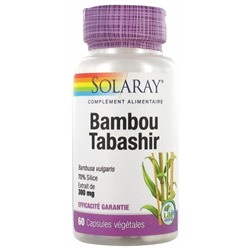 Solaray Bambou Tabashir 60 Capsules