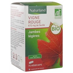 Naturland Vigne Rouge Bio 75 V?g?caps