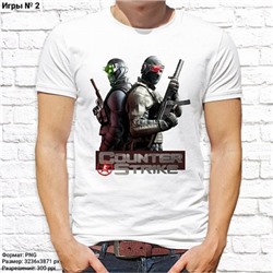 Мужская футболка "Counter Strike", №2