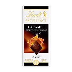 Шоколад темный Lindt Excellence Caramel Dark (соленая карамель) 100 гр
