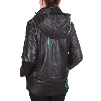 006 BLACK Куртка демисезонная женская (100 гр. синтепон)